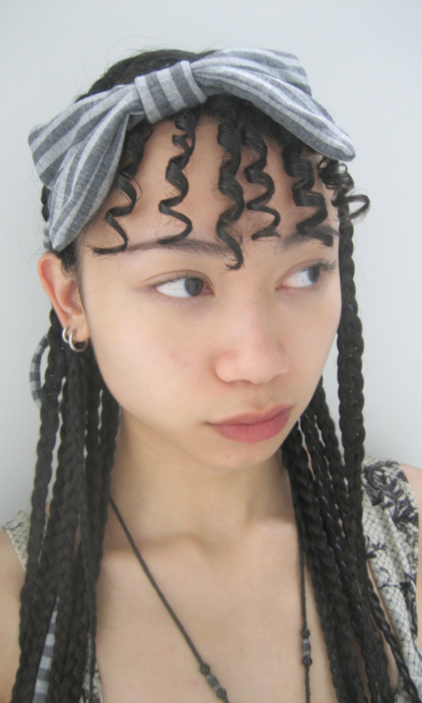 striped bow accessory