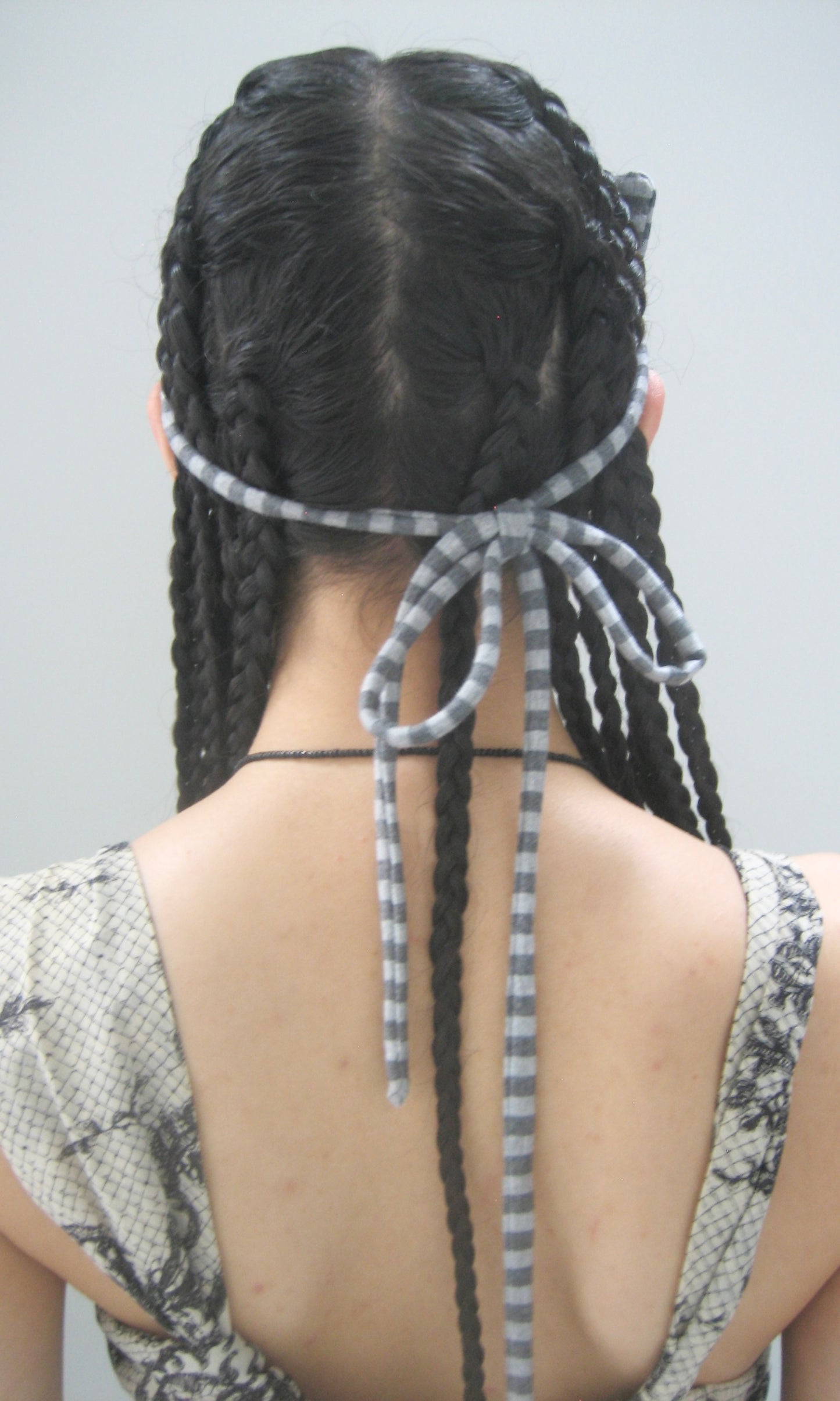 striped bow accessory